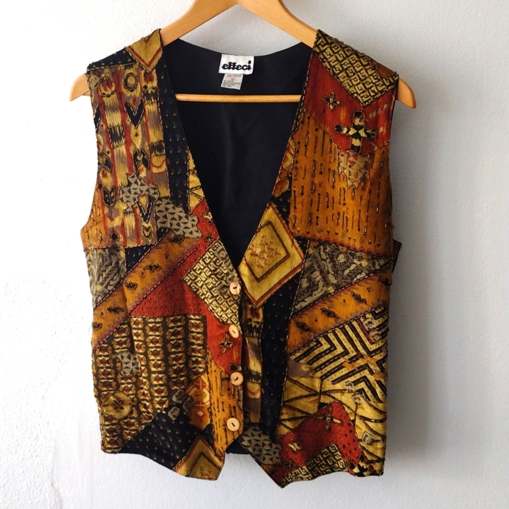 90's beaded vest